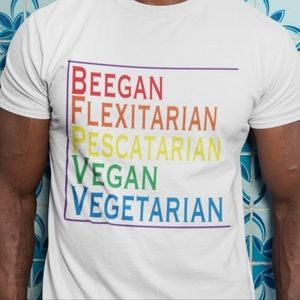 Tshirt "Beegan Vegan Pescatarian"